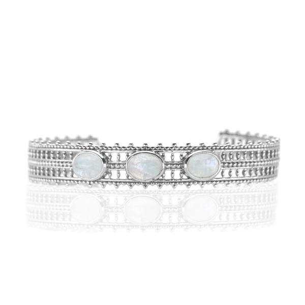 Bracelet pierre de lune argent Piety